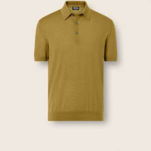 Olive Green 15milmil15 Wool Polo Shirt